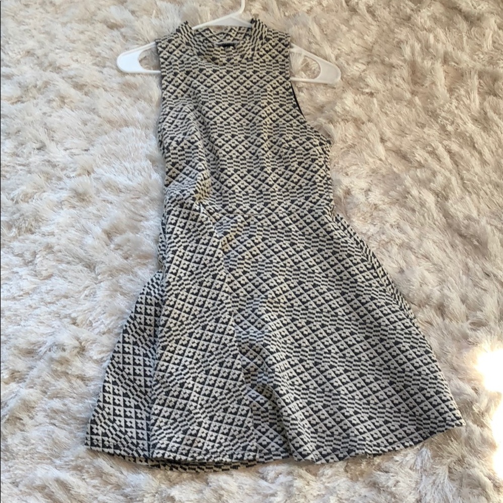 Aztec print party dress